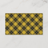 Scottish Clan Barclay Tartan Pset Visitekaartje (Achterkant)