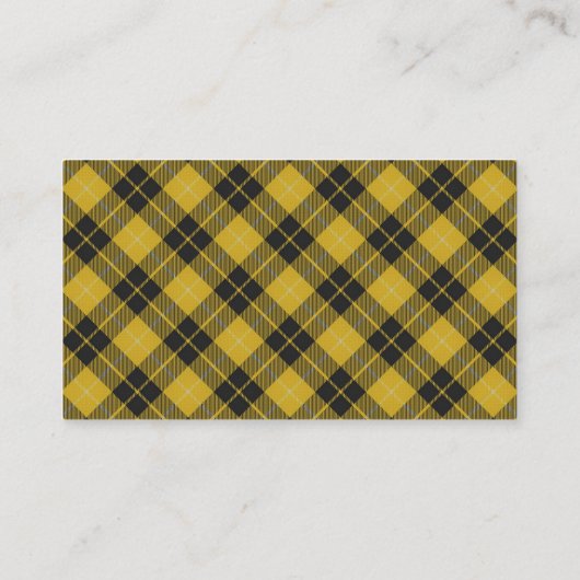 Scottish Clan Barclay Tartan Pset Visitekaartje (Achterkant)