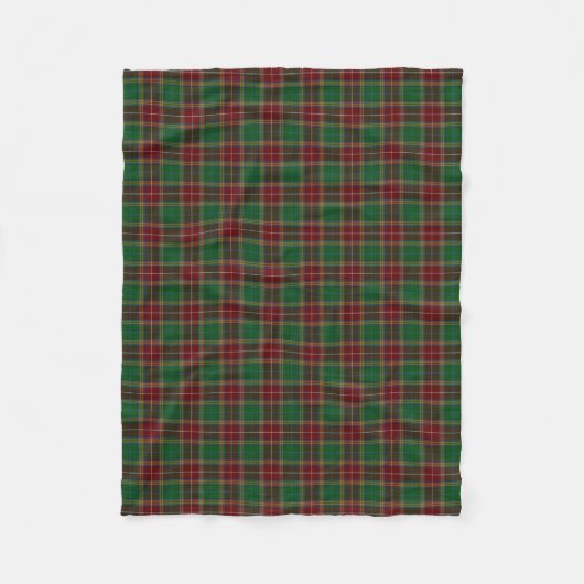 Scottish Clan Baxter Classic Tartan Fleece Deken (Voorkant)