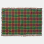 Scottish Clan Baxter Tartan Deken (Voorkant)
