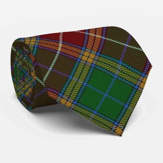 Scottish Clan Baxter Tartan Stropdas (Opgerold)