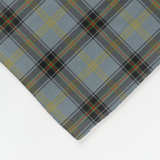 Scottish Clan Bell Classic Tartan Fleece Deken (Hoek)