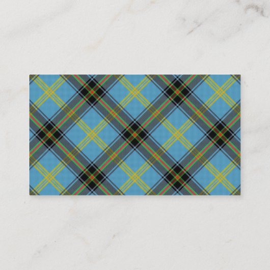 Scottish Clan Bell Tartan Pset Visitekaartje (Achterkant)