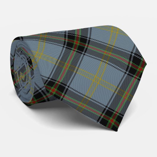 Scottish Clan Bell Tartan Stropdas (Opgerold)