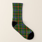Scottish Clan Bisset Tartan Pset Sokken (Links binnenkant)