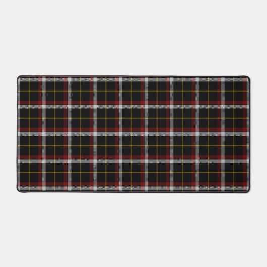 Scottish Clan Black Tartan Pset Bureaumat (Voorkant)