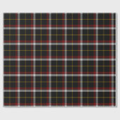 Scottish Clan Black Tartan Pset Cadeaupapier (Vlak)