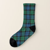 Scottish Clan Blackwatch Ancient Tartan Pset Sokken (Links - buitenkant)