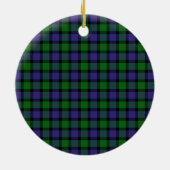 Scottish Clan Blair Tartan en Crest Keramisch Ornament (Achterkant)