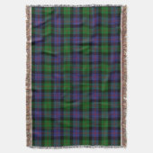 Scottish Clan Blair Tartan Pset Deken (Voorkant Verticaal)