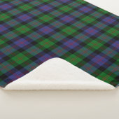 Scottish Clan Blair Tartan Pset Sherpa Deken (3/4)