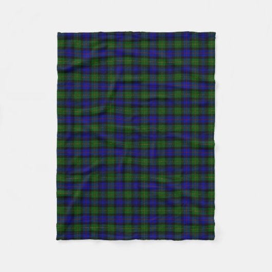 Scottish Clan Bonner Tartan Pset Fleece Deken (Voorkant)