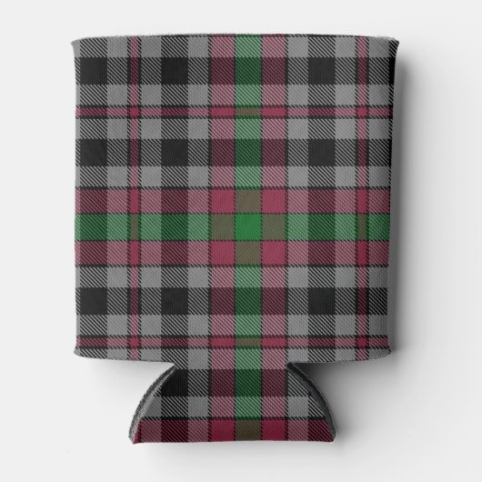 Scottish Clan Borthwick Tartan Pset Blikjeskoeler (Voorkant)
