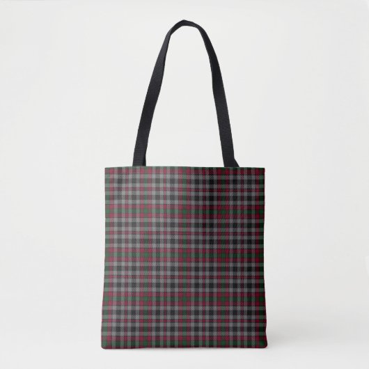 Scottish Clan Borthwick Tartan Pset Tote Bag (Voorkant)