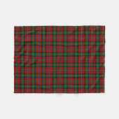 Scottish Clan Boyd Classic Tartan Fleece Deken (Voorkant (Horizontaal))