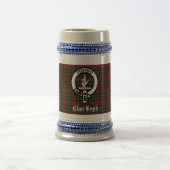 Scottish Clan Boyd Crest Badge & Tartan Bierpul (Center)