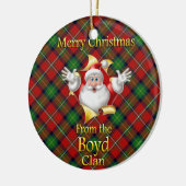 Scottish Clan Boyd kerstornament Keramisch Ornament (Links)