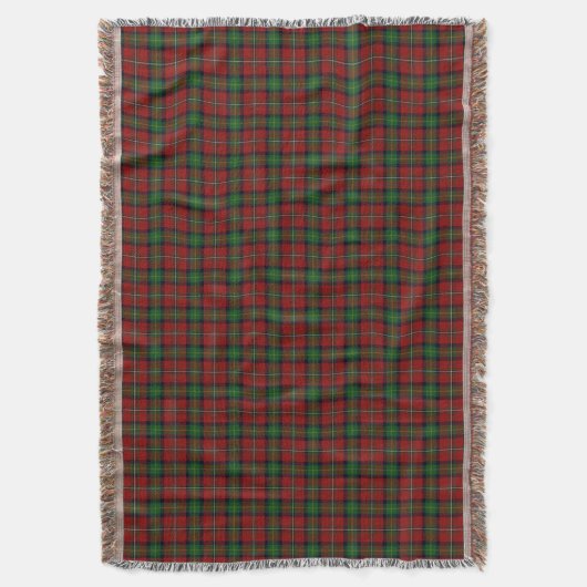 Scottish Clan Boyd Tartan Deken (Voorkant Verticaal)