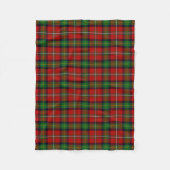 Scottish Clan Boyd Tartan Pset Fleece Deken (Voorkant)