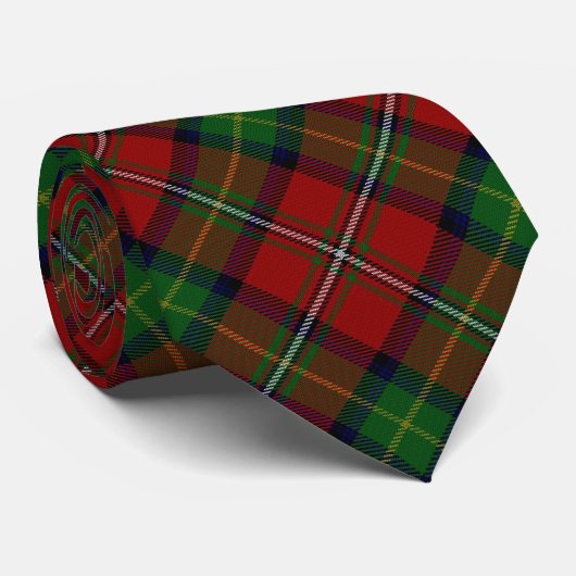Scottish Clan Boyd Tartan Stropdas (Opgerold)