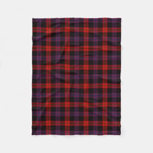 Scottish Clan Brown Tartan Pset Fleece Deken (Voorkant)