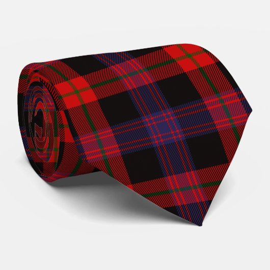 Scottish Clan Brown Tartan Pset Stropdas (Opgerold)