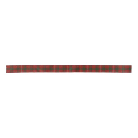 Scottish Clan Bruce Classic Tartan Satijnen Lint (Voorkant)