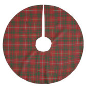 Scottish Clan Bruce Red Green Tartan Kerstboom Rok (Voorkant)