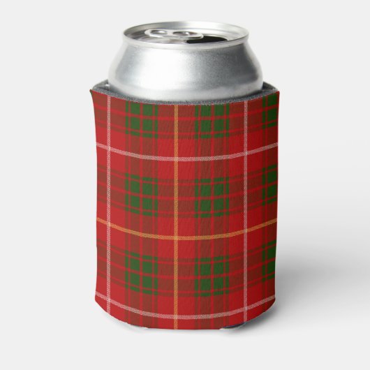 Scottish Clan Bruce Tartan Pset Blikjeskoeler (Blikje Achterkant)