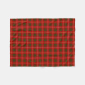 Scottish Clan Bruce Tartan Pset Fleece Deken (Voorkant (Horizontaal))