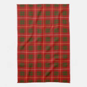 Scottish Clan Bruce Tartan Pset Theedoek