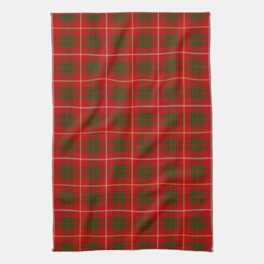 Scottish Clan Bruce Tartan Pset Theedoek (Verticaal)