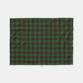 Scottish Clan Buchan Classic Tartan Fleece Deken (Voorkant (Horizontaal))