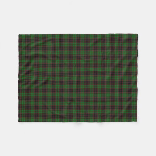 Scottish Clan Buchan Classic Tartan Fleece Deken (Voorkant (Horizontaal))