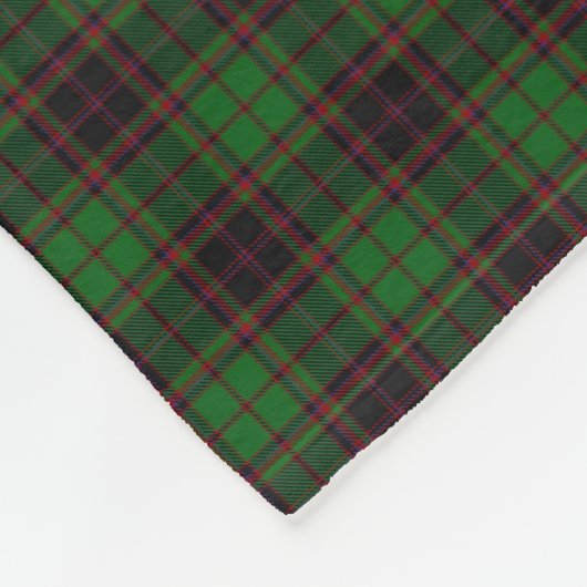 Scottish Clan Buchan Classic Tartan Fleece Deken (Hoek)