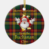 Scottish Clan Buchanan kerstornament Keramisch Ornament (Voorkant)