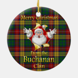 Scottish Clan Buchanan kerstornament Keramisch Ornament