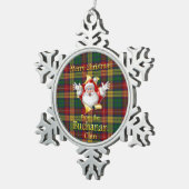 Scottish Clan Buchanan kerstornament Tin Sneeuwvlok Ornament (Rechts)