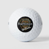 Scottish Clan Buchanan Personalize Jouw naam Golfballen (Voorkant)