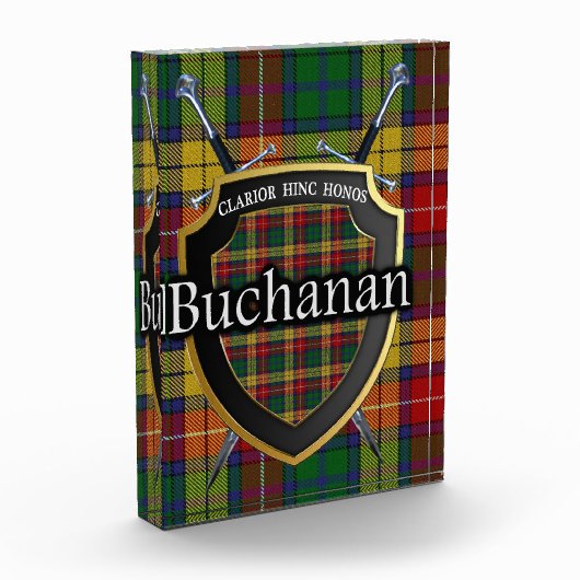 Scottish Clan Buchanan Tartan Fotoblokken (Links)