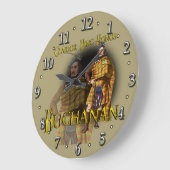 Scottish Clan Buchanan Tartan Grote Klok (Hoek)