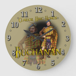 Scottish Clan Buchanan Tartan Grote Klok
