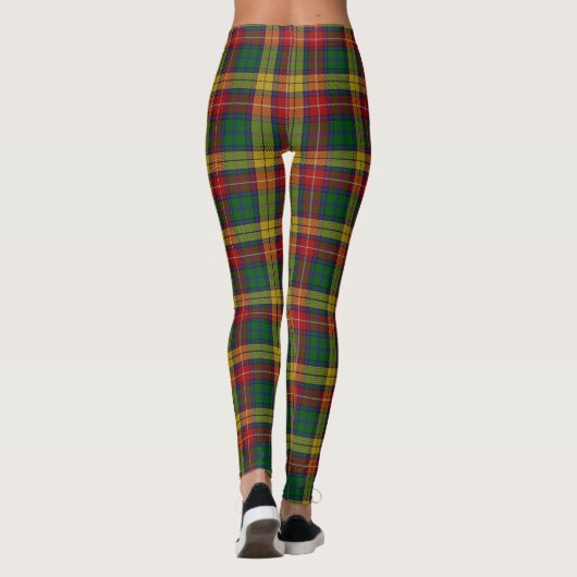 Scottish Clan Buchanan Tartan Leggings (Achterkant)