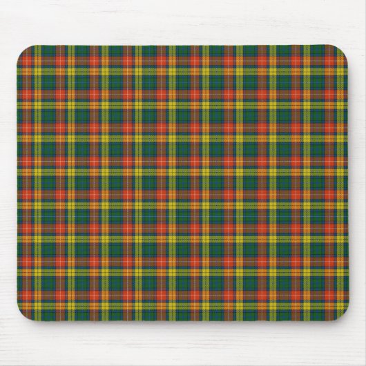 Scottish Clan Buchanan tartan Muismat (Voorkant)