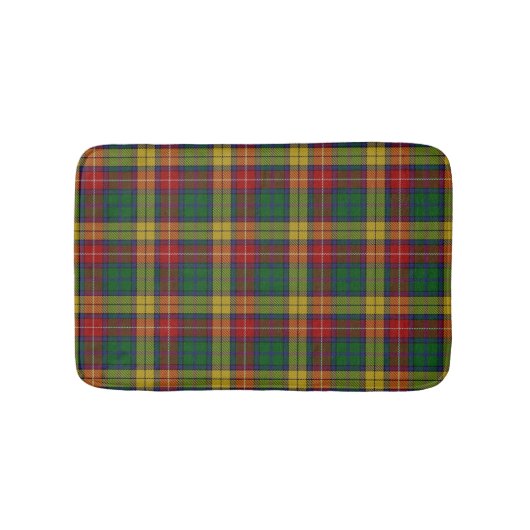 Scottish Clan Buchanan Tartan Pset Badmat (Voorkant)