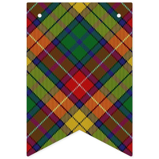 Scottish Clan Buchanan Tartan Vlaggetjes (Derde vlag)