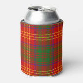 Scottish Clan Burns Tartan Pset Blikjeskoeler (Blikje Voorkant)
