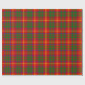 Scottish Clan Burns Tartan Pset Cadeaupapier (Vlak)
