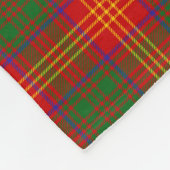 Scottish Clan Burns Tartan Pset Fleece Deken (Hoek)