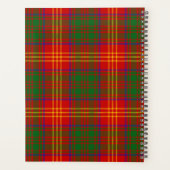 Scottish Clan Burns Tartan Pset Planner (Achterkant)